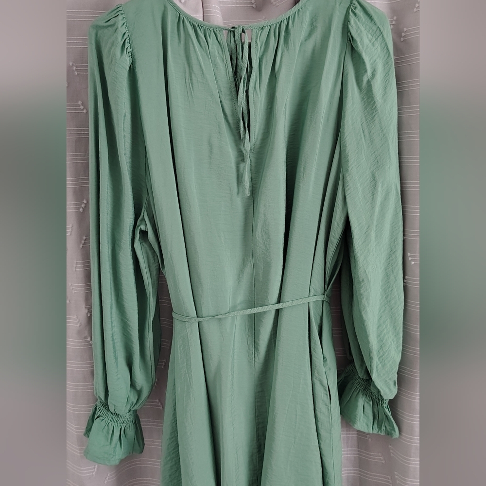 A New Day Mint Sage Green Dress Size Small - Picture 4 of 6